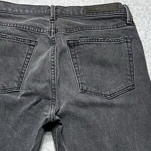 GRLFRND Karolina High Rise Skinny Jeans Womens 30 Gray‎ Distressed Button Fly